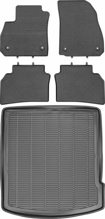 OEM Opel Insignia B Kombi A Partir De 2017 Set - Alfombrillas De Goma Para Coche + Alfombrilla Para Maletero