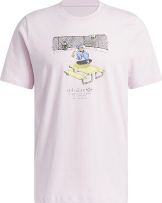 adidas originals Henry Jones Los Angeles T-shirt Almost Pink HA4527