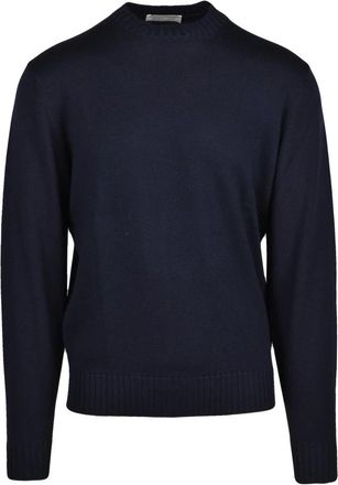 FILIPPO DE LAURENTIIS Truien & Vesten, Heren, Blauw, 2Xl, Wol, Pullover met ronde hals