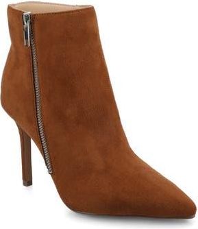Journee Collection Leyna Zip Boot - Wide Width Available in Rust at Nordstrom Rack, Size 8.5