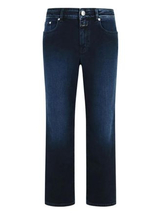 Closed five-pocket button jeans - Blue