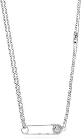 Versace Ketting met hanger - unisex - Kettingen - Blauw - ONE Size - Accessoires