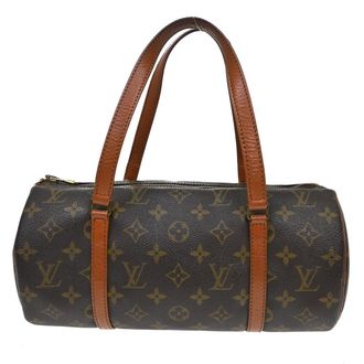Louis Vuitton Papillon Handbag Monogram Canvas Brown Canvas Handbag (Pre-Owned)