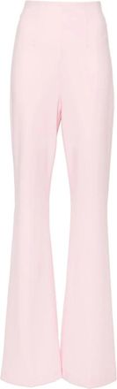 Sportmax High-waisted Lilac Broek - Dames - Wijde Broeken - Paars - L - Broeken