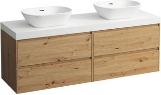 Laufen Lani Encimera De Lavabo Blanco Mate Incl. Mueble Bajo, 1 - Laufen