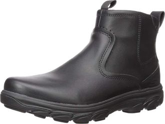 Skechers Mens RESMENT-Korver Chelsea Boot, BBK, 12 Medium US