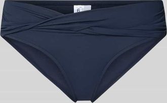 Seafolly Bikini-Slip mit Raffungen in Dunkelblau, Gr&ouml;&szlig;e 40