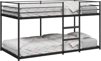 vidaXL Estructura De Cama Con Caj&oacute;n Manual Roble Ahumado 90 X 190 Cm