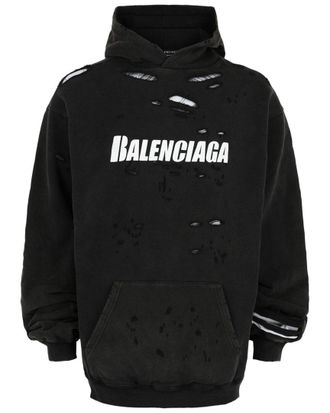 Balenciaga Destroyed Bilayer Hoodie
