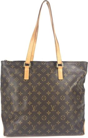 Louis Vuitton Brown Monogram Canvas Shoulder Bag Tote Bag (Pre-Owned)