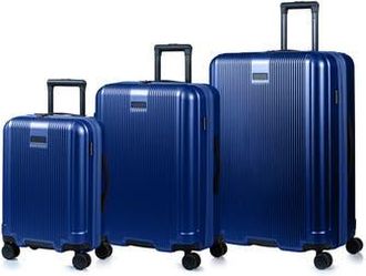 Champs Luggage Marquis 3-Piece Hardside Luggage Set in Navy at Nordstrom Rack