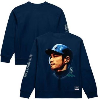 Mitchell & Ness Mens Mitchell & Ness Ichiro Suzuki Navy Seattle Mariners Hall of Fame Sweatshirt at Nordstrom, Size Xx-Large