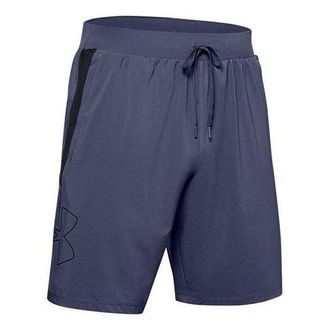 Under Armour Qualifier Speedpocket Linerless 9 inch Shorts Navy 1350889-497