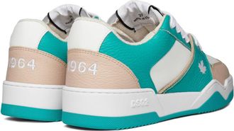 Dsquared2 Womens Spiker Sneaker White Leather