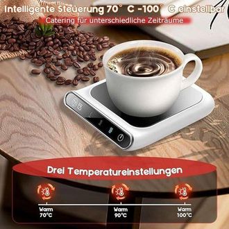 OEM Calentador De Tazas El&eacute;ctrico Con 3 Ajustes De Temperatura - Blanco