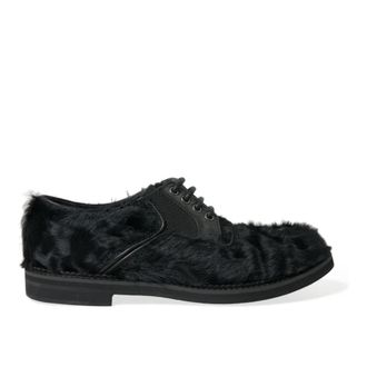 Dolce & Gabbana Derby - Heren - Veterschoenen - Zwart - 41 EU - Leer - Schoenen