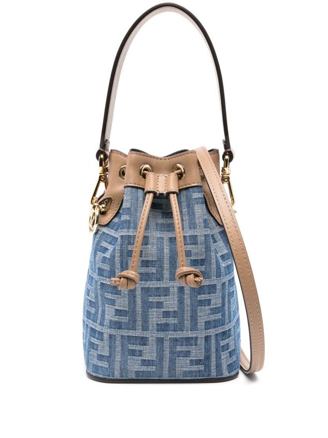 mini Mon Tresor bucket bag - Blue