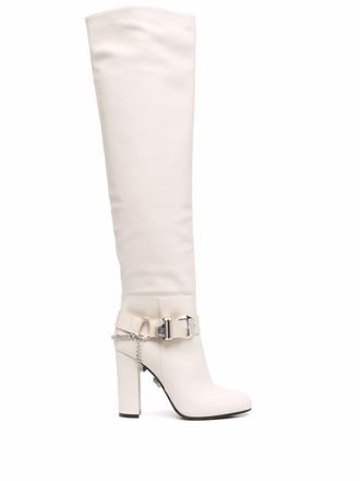 Philipp Plein Laarzen met gespdetail - Beige