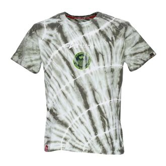 Alpha Industries Tie Dye Tee - Donker Olijf - Heren - T-shirts - Groen - S - Tops