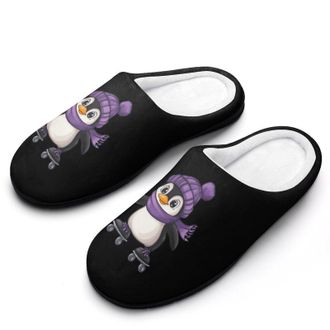 Generic Penguin Skating Roller Skates Sports Mens Slippers Comfortable And Non-slip Cotton Slipper Shoe for House