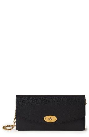 Mulberry Darley Leather Clutch in Black at Nordstrom