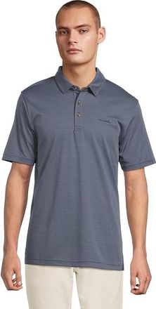 Travis Mathew The Zinna 2.0 Polo Mens Short Sleeve Knit Mood Indigo/Vintage : 2XL, Cotton/Polyester