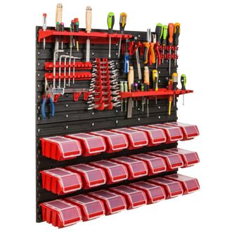OEM Tablero De Herramientas Para Taller De 78x78 Cm + 21 Bandejas