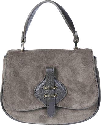 Coccinelle Mavery Suede Leather Flap Shoulder Bag
