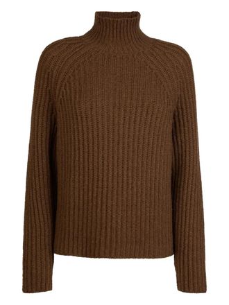 Sease roll-neck sw - Bruin