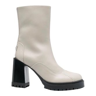 Furla Dames, Schoenen, Grijs, Maat: 36 EU Leer