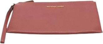 Michael Kors Pre-owned Polsbandtasje - Dames - Vintage Clutch - Roze - ONE Size - Leer - Vintage