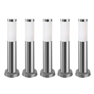 Forlight Baliza Exterior de Jard&iacute;n Acero Inox. 23W (5uds) Koral