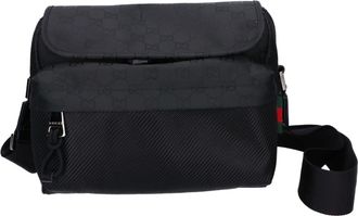 Gucci Black Nylon Shoulder Bag (Pre-Owned)