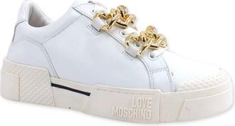 Love Moschino Sneakers - Dames - Sneakers - Wit - 38 EU - Leer - Schoenen