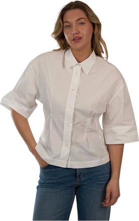 Zenggi Zenggi, Overhemden, Dames, Wit, M, Katoen, Tailored Shirt