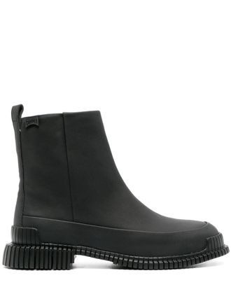 Camper Pix ankle leather boots - Black