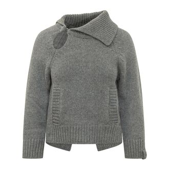 Victoria Beckham Dames, Truien, Grijs, Maat: XS