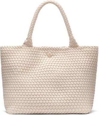 DKNY Large Giselle Woven Nylon Tote in Light Taupe at Nordstrom Rack