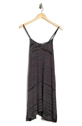 Boho Me Tie Dye Cover-Up Minidress in Charcoal at Nordstrom Rack, Size Medium