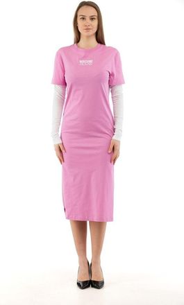 Moschino Multicolor Cotton Casual Womens Dress