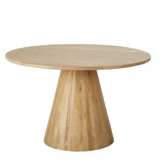 Maisons du monde Mesa de comedor redonda de madera de mango macizo para 5/6 personas D.120