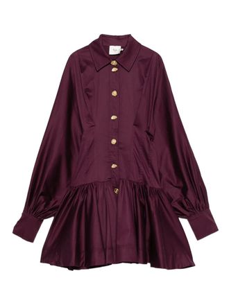 Aje Alexia mini dress - women - Cotton/Elastane - 12 - Red