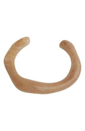 Panacea Resin Cuff Bracelet in Beige at Nordstrom