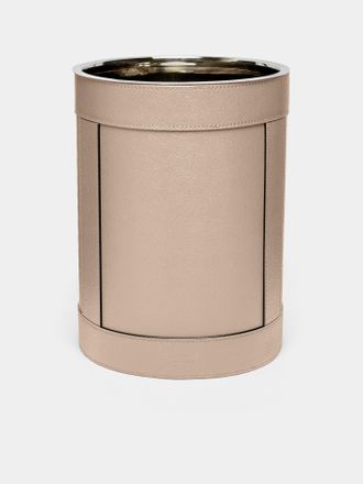 Giobagnara Brus Leather Wastepaper Bin