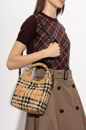 Burberry Margate Mini Bag, Womens, Beige