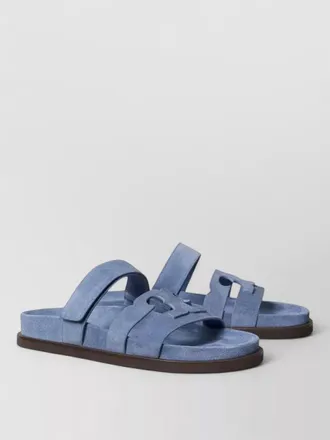 Tory Burch ines sport double strap flat slides