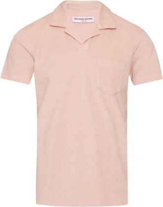 Orlebar Brown O.B Hero Polo Shirt - Heren - Polos - Roze - M - Leer - Tops