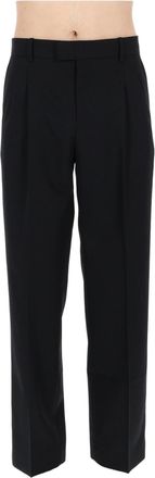 Dr&ocirc;le de Monsieur Straight-Leg Casual Trousers with Pressed Creases and Tailored Fit