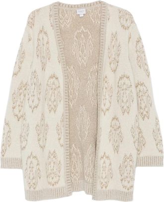 Giambattista Valli Cardigan con motivo geometrico - Toni neutri