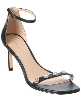 Stuart Weitzman Justina 75 Leather Sandal
